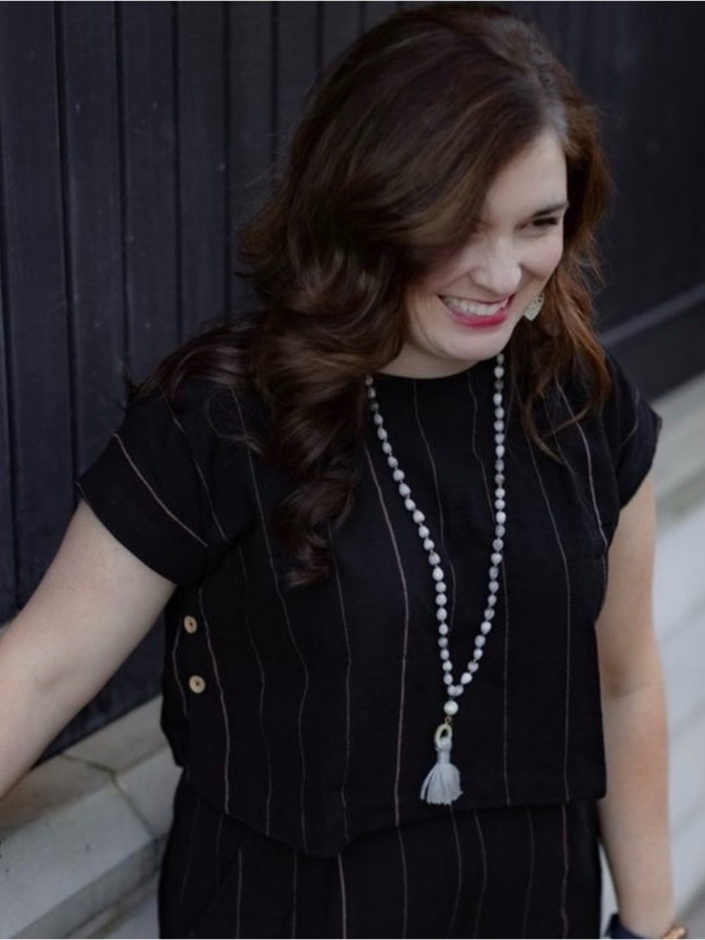 Liz Alig Katie Top in Black